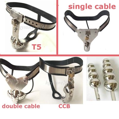 T/Y-Type Male Chastity Belt Device Customizable Waist Belt Restraints Bondage SM