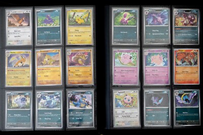Pokemon SV 151 Complete Base Set 165/165 with all 12 EX & Holo