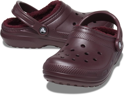 Crocs Erwachsene Herren Damen klassisch gefüttert warm Kunstfell Slipper Clogs - Bild 56 von 60