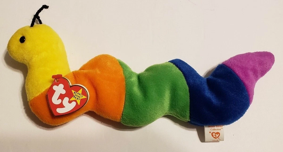 Inch the worm beanie baby value deals