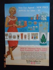 1963 Bartlett-Collins CO Sexy Hawaiian Lei glassware AD Fisher-Price FP toy NY