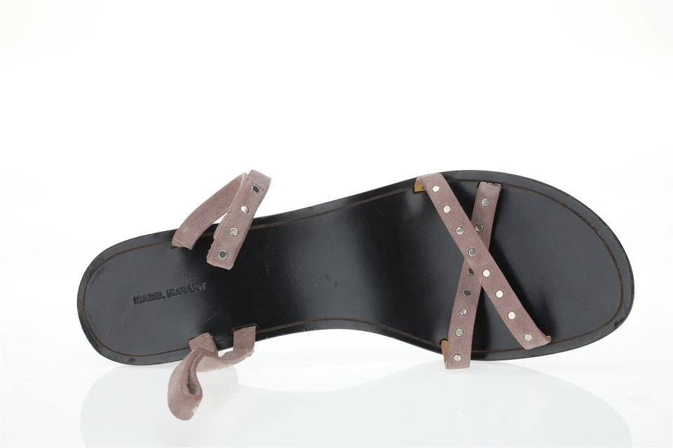 Isabel Marant 270141 Womens Lavender Suede Sandals Size 41 M - Image 2 of 4