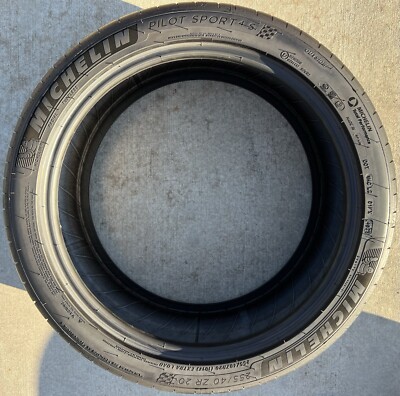 SET OF TWO BRAND NEW 255/40ZR20 Michelin Pilot Sport 4S PS4S Tires