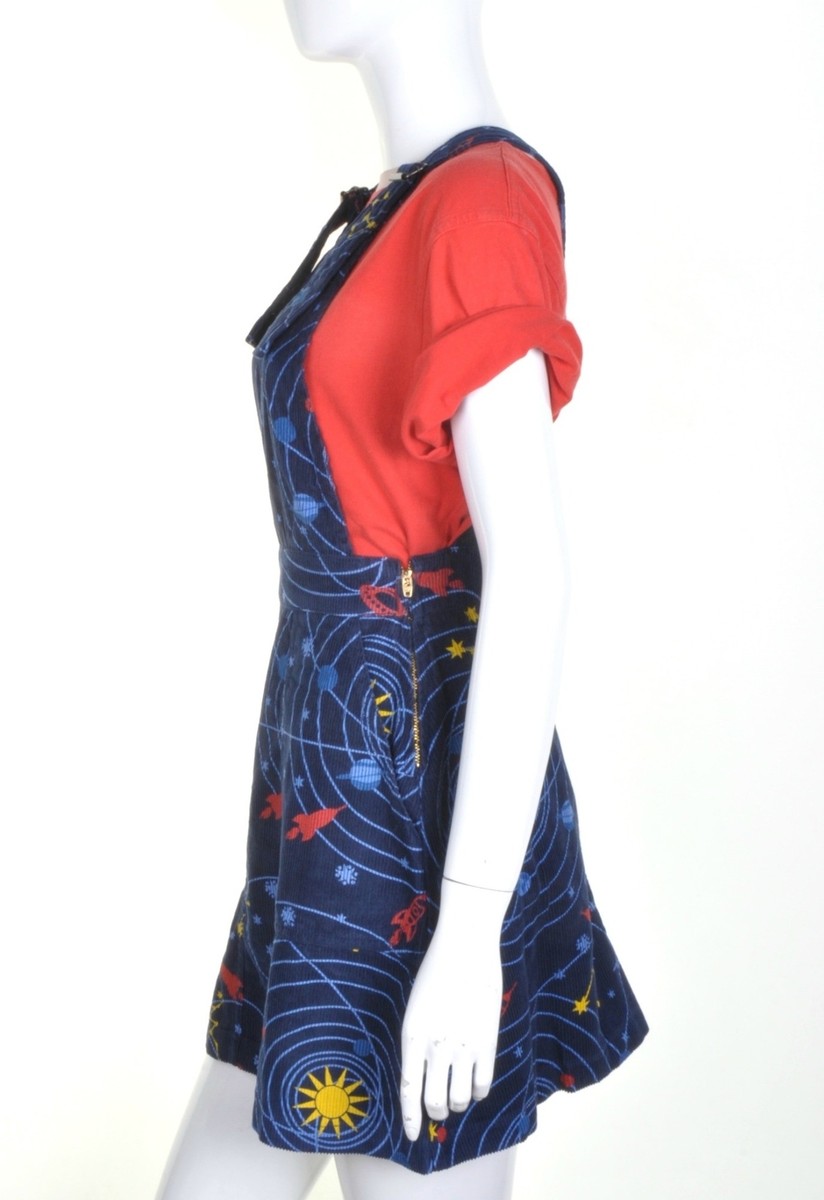 Salopette Robe Bleue Run And Fly - Imprimé Abeilles, Extensible - Taille 8-24 Alt - Neuf Avec étiquettes