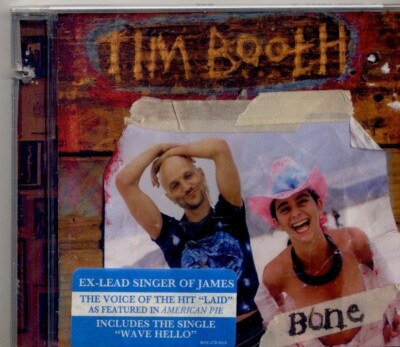 TIM BOOTH BONE CD, EX-LEAD SINGER OF JAMES, inc WAVE HELLO, 12 SONGS,  2004