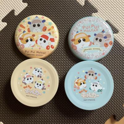 Figurines Pui Pui Molcar Lot De 7 - Série Japonaise Bandai - Sans Boîte, Occasion Avec Micro-rayures