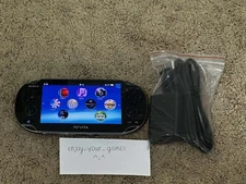 MINT Sony PlayStation PS Vita OLED PCH-1000/1100 Black US Seller - SHIP IN 1-DAY