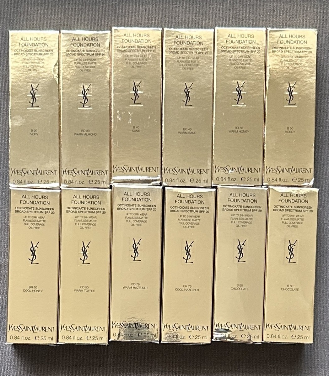 YSL Yves Saint Laurent All Hours Foundation, 0.84 oz - CHOOSE