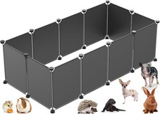 Box Recinto per conigli porcellini d'India Cuccioli Animali In Metallo 30x38cm