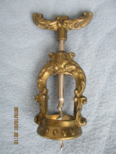 Alter  Korkenzieher aus Messing und Eisen