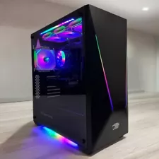 iBuyPower Custom Desktop ARGB Lighting i7 16GB RAM SSD Win 11 Pro Gaming PC