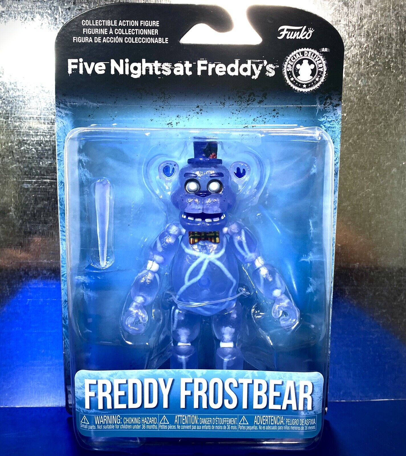 Figura de ação Funko: cinco noites no Freddy's - Freddy Frostbear 