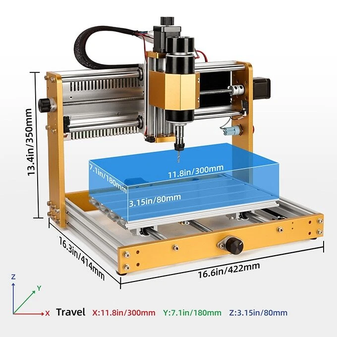 2 in 1 CNC Router 3018 Pro Max Milling Engraving Cutting Machine With 10 W Laser - Image 3 of 4