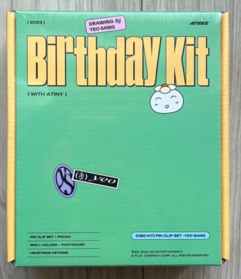 ATEEZ ヨサン センイルMD BIRTHDAY kit ヘヘッモン ATEEZ YEOSANG 2023 BIRTHDAY KIT PIN CLIP HEHETMON KEYRING