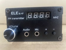 0.5W Stereo FM Transmitter Wireless Audio Broadcast Radio Power Adjustable