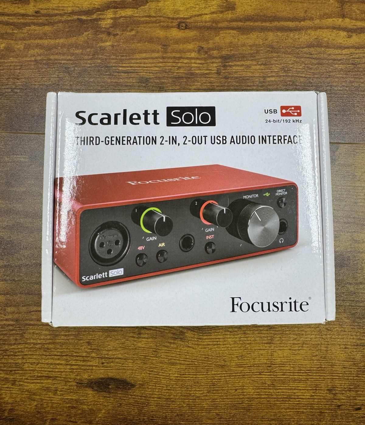 Focusrite Scarlett Solo 3rd Gen 2 Channel USB Audio Interface (NEW)