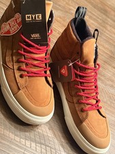 Vans Sk8-Hi MTE-2 HydroGuard Men's Size 10 Brown Red Sneaker Boots New No Box