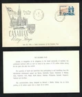 Canada #394, 1961 5¢ Colombo Plan, Middlesex Stamp Circle FDC + insert