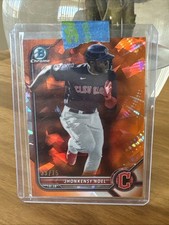 Jhonkensy Noel 2022 Bowman Chrome Sapphire BCP-226 Orange Refractor #d/75