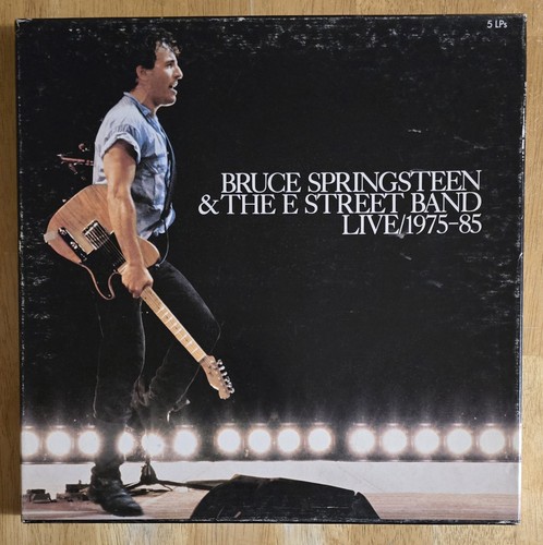 Bruce Springsteen LIVE 1975-85 5xLP Record VG+ With Inserts & Box - Picture 1 of 3