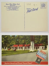 Joplin MO Fenix Ultra Modern Tourist Court Air Cond. US Hwy 66 & 71 Linen PC