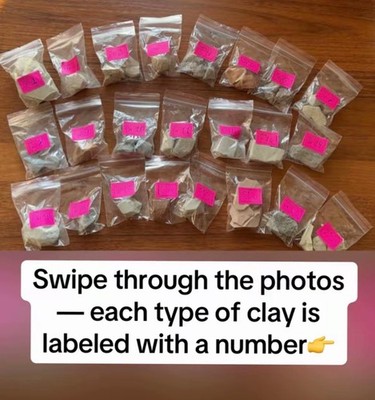 22 Clay Discovery Box   Find Your Favorite!/edible clay/sea clay/ural/kazak clay