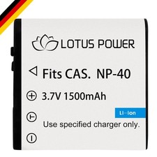 Li-Ion Akku 1500mAh 3,7V für Casio Exilim & Kamera - Wiederaufladbar, Kompatibel