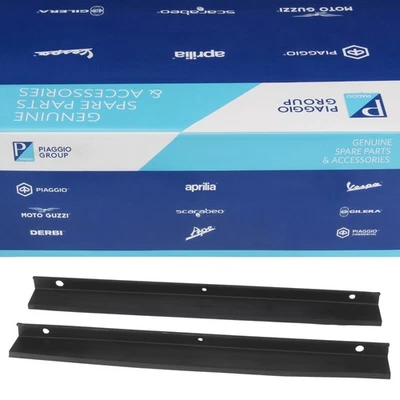 2 Original Piaggio Fensterprofil Leiste 646259 für beide Fenster Ape 50 schwarz - Bild 1 von 4