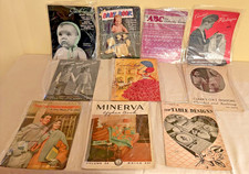 Lot Of 10 Vintage Needlework Crochet and Knitting Books and Patterns 1933-1967