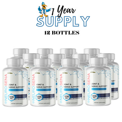 Neuro Sena- Joint & Nerve Support- 12 Bottles- 720 Capsules