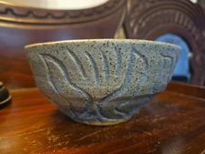 Vintage Barbara Wilson Signed Greenbrier Resort Hotel Art Colony Pottery Bowl