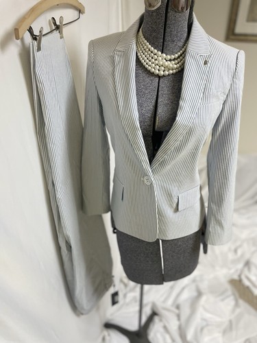 NEW Tommy Hilfiger Pant Suit Size 6 Two Piece Set French Stripe Nordstrom Tag - Picture 3 of 24