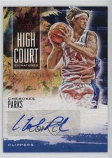 2019-20 Panini Court Kings High Signatures Ruby 80/99 Cherokee Parks Auto 18m3