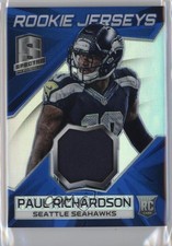 2014 Panini Spectra Rookie Jerseys Blue Prizm 21/49 Paul Richardson #RJ-PR m2c