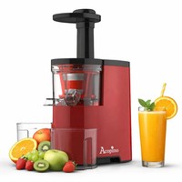 Entsafter Obst & GemüSe Saftpresse Slow Juicer Fruchtsaftmaschine, Bpa-Frei