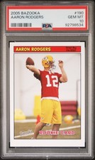 🔥2005 BAZOOKA - AARON RODGERS # 190 (RC) PSA 10🔥