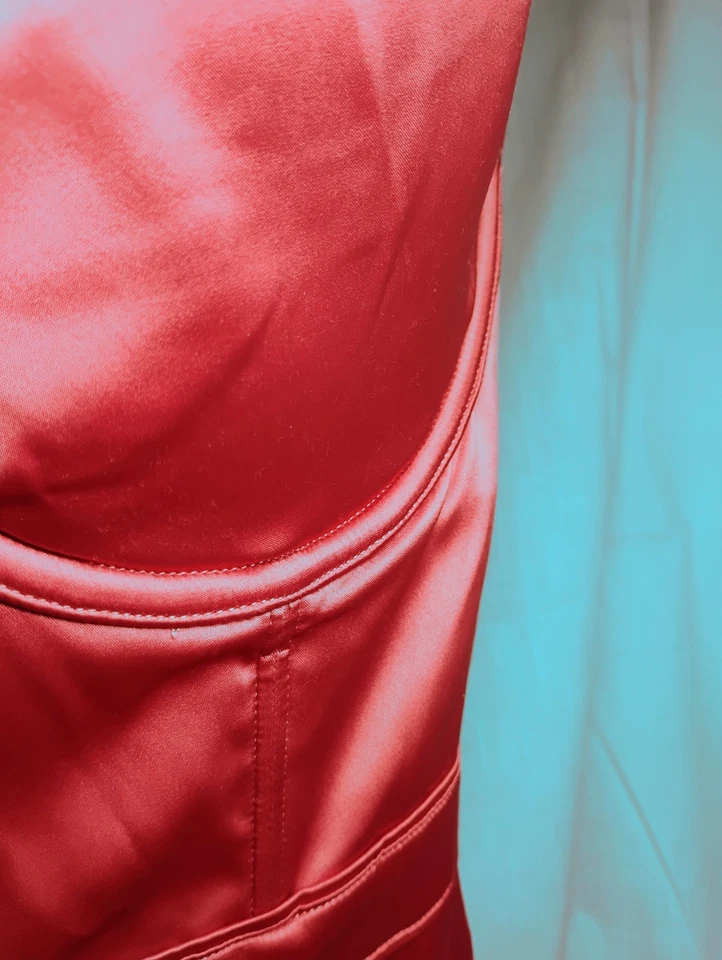 ✨ Corsé Bustier vintage VS de satén de palisandro - Vacaciones 2005 - 34D - Coqueta... Foto 3 de 4