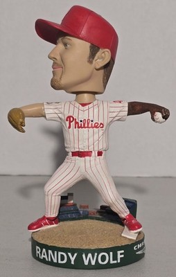 Randy Wolf 2004 Collector's Edition Philadelphia Phillies Vntg Bobblehead No Box