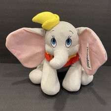 Disney Parks Disneyland 15" Dumbo Plush Stuffed Gray Elephant Large Ears w/ Tag