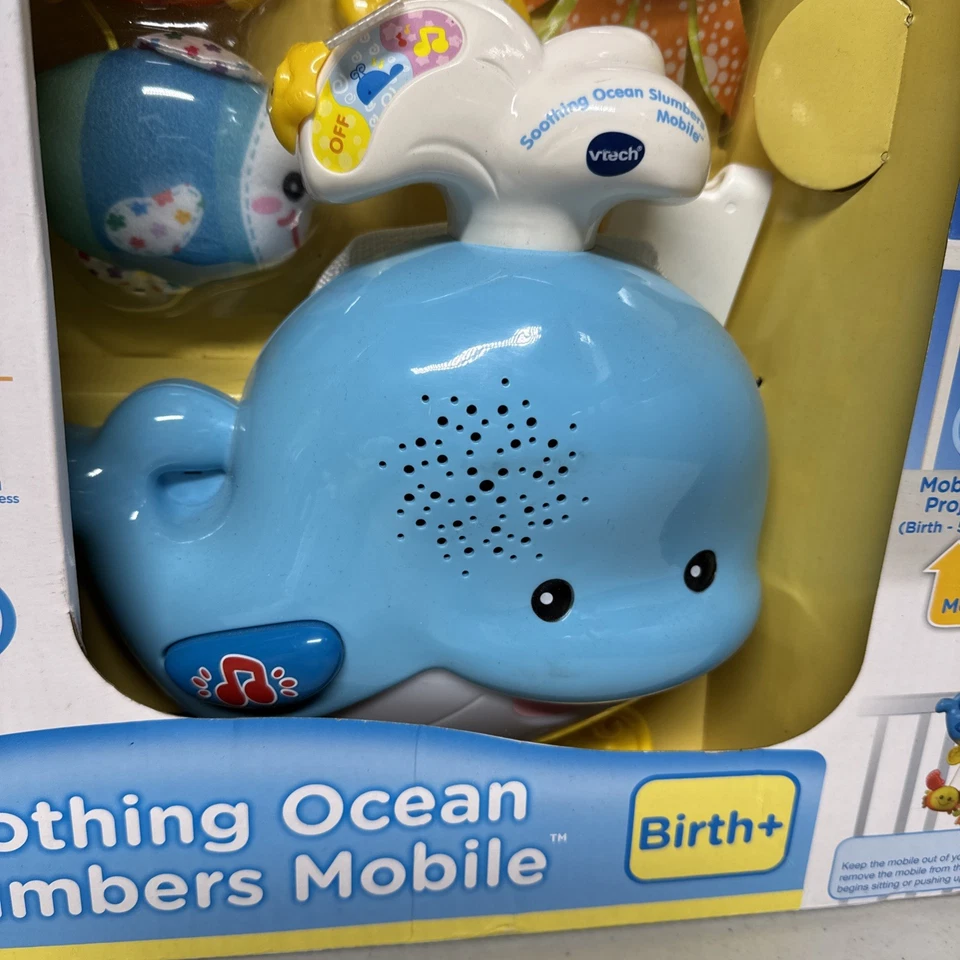 NUEVO VTech Bebé Calmante Océano Dormir Móvil Cuna Ballena Proyector Música Nuevo Foto 2 de 4
