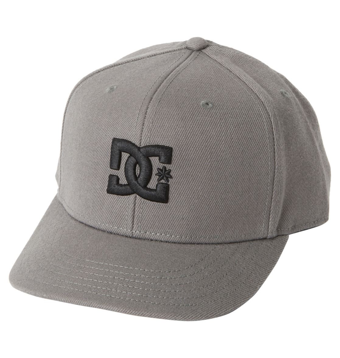 DC Shoes Mens Snapback Semi-curve Cap ~ Empire Fielder grey