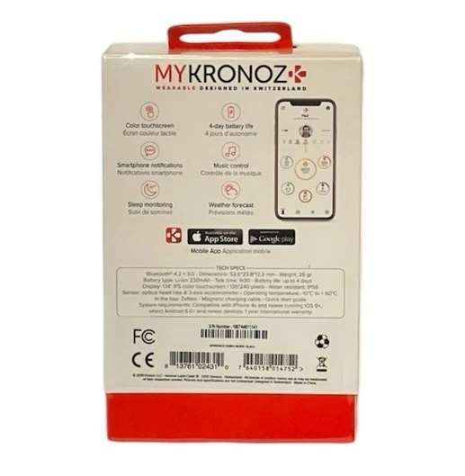 Reloj inteligente Mykronoz ZeNeo diseñado en Suiza Foto 2 de 2