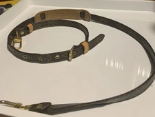 authentic LOUIS VUITTON LV monogram leather shoulder crossbody purse bag strap