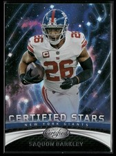 2020 Panini Certified #CS-SB Saquon Barkley Certified Stars