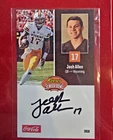 2018 Josh Allen Signed Senior Bowl Rookie 3x5 Card - Buffalo Bills Draftpick