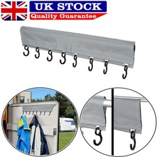 Hook Rail /Piping Camping Coat Hook Racks For Keder Rail Strip or Tent Roof Pole
