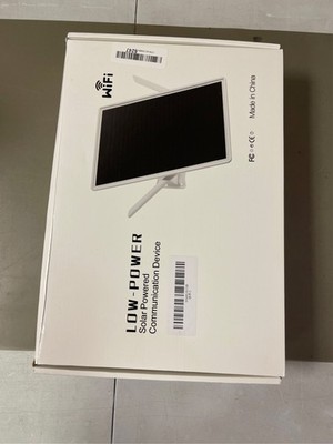 Solar 4G LTE Modem Router, Outdoor 2.4Ghz WiFi Hotspot