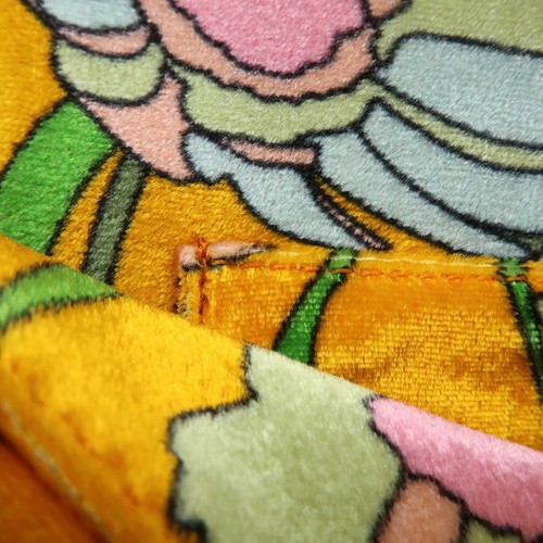 FENDI Peekaboo Small Velour 2Way Shoulder Bag Hand Bag BN244 Authentic Used F/S - Picture 20 of 24