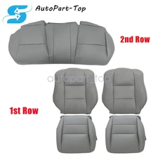 Front Bottom / Top / Rear Perforated Leather Seat Cover For 2004-2008 Acura TL