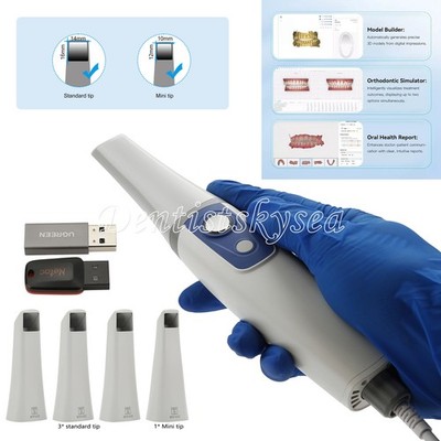 Dental Intra-oral Scanner 3D Real-time Display + AI Scanning Software
